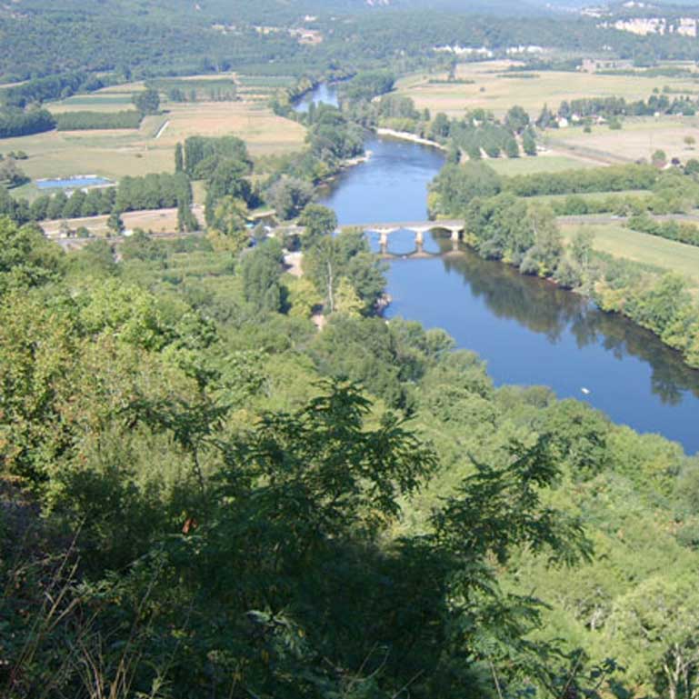 View of the Dordogne River from Domme